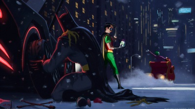 Проколотая шина Бэтмена