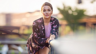 Естественная Красота Девушки на открытом воздухе