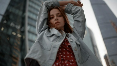 Платье для девочки в горошек