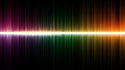 Красочные Волны Цифровое Искусство Абстракция