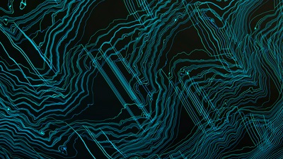 Бирюзовые контуры