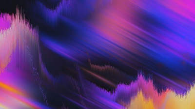 Небо Абстрактный Неон 4k