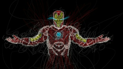 Искусство рисования Железного человека