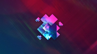 Абстрактная Обгоняющая девушка 4k