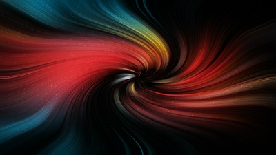 Вихревое абстрактное произведение искусства 4k