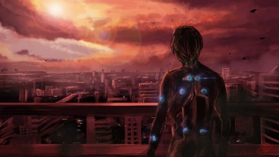 Научно-фантастический Ганц Аниме-манга-сериал 4k