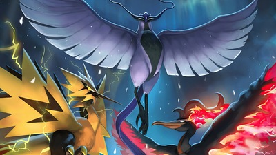 Articuno Zapdos Moltres 4k