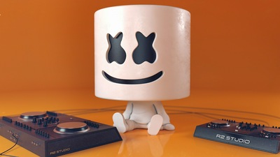 Цифровое искусство Dj Marshmello