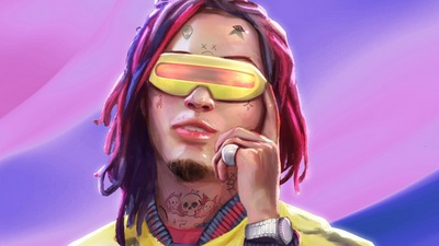 Lil Pump как произведение искусства Cyclops 5k