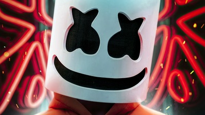 Куртка с капюшоном Marshmello