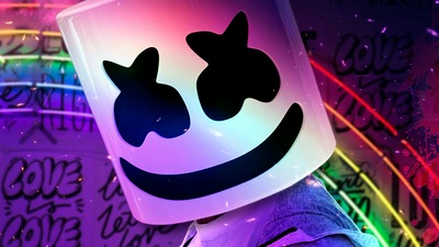 Красочная жизнь Marshmello 5k