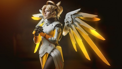 Косплей Mercy Overwatch