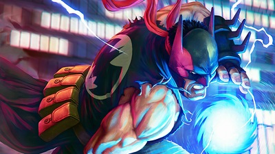 Улицы Готэма с Бэтменом