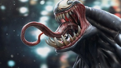 Venom 3d Art Искусство языка 4k