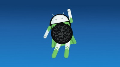 Логотип Android Oreo 4k