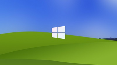 Минимализм логотипа Windows Xp 8k