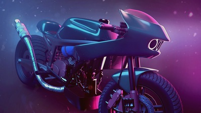 Psyclone Bike Art 4k