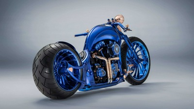 Harley Davidson Blue Edition