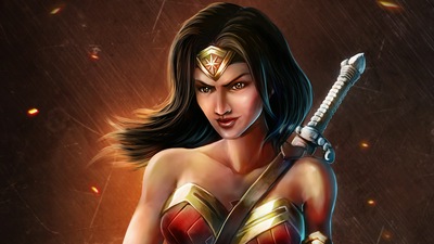 Художественная работа Wonder Woman4k