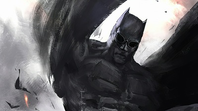 Концепт-арт Лиги справедливости Бэтмена