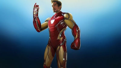 Художественное произведение Iron Man4k 2020