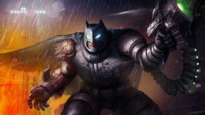 Бэтмен Ранен Криптонитовым Пистолетом